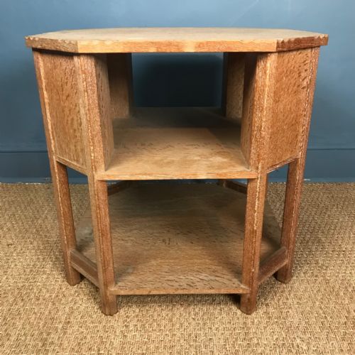 A  Heals Limed Oak Octagonal Book Table Circa 1930