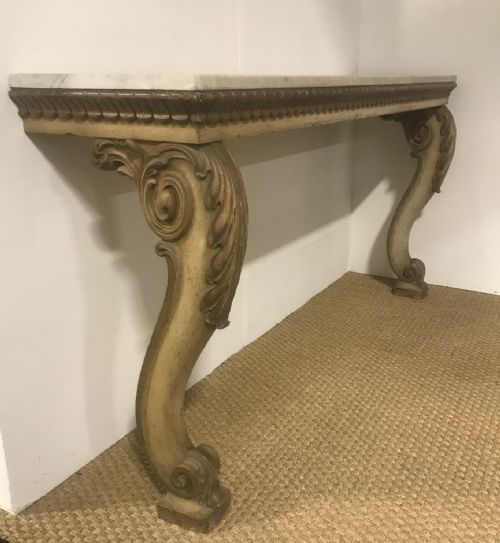 A George IV Painted Console Table Circa 1830 in the Grecian Style