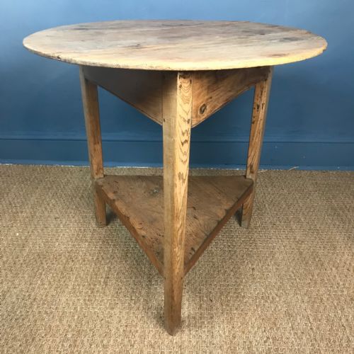 A Georgian West Country Pine and Ash Cricket Table Circa 1800