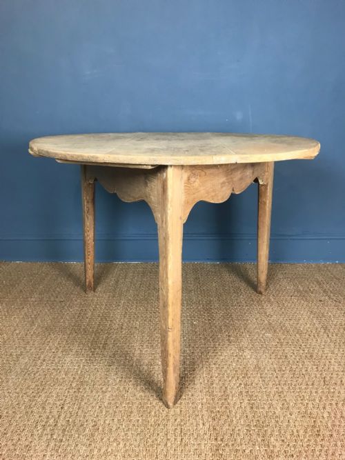 An Unusually Large West Country Pine Cricket Table Circa 1830