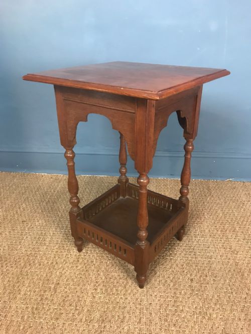 A Bombay Furniture Company Teak Occasional Table Circa 1910