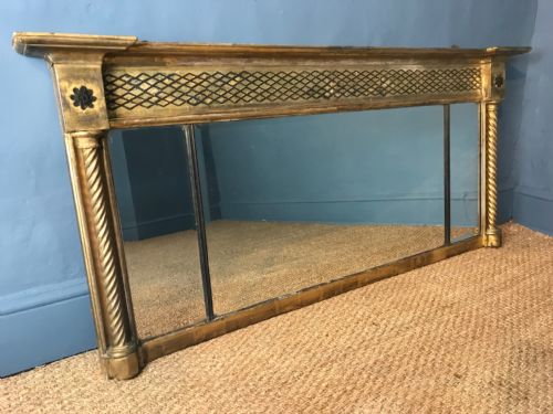 A George IV Gilt Overmantel Mirror Circa 1820