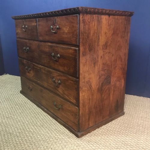A Rare George 111 Anglo Chinese Huali Wood Chest of Drawers Circa 1800