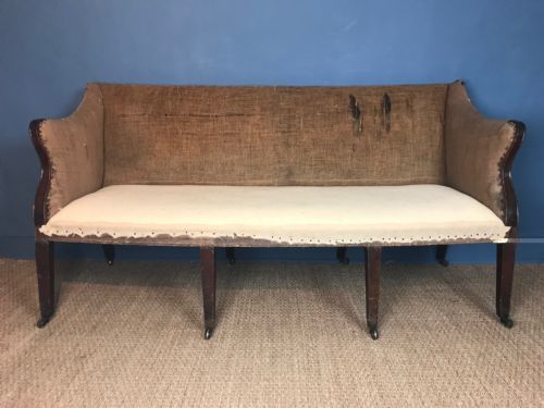 A George 111 Mahogany Campaign Sofa Circa 1790