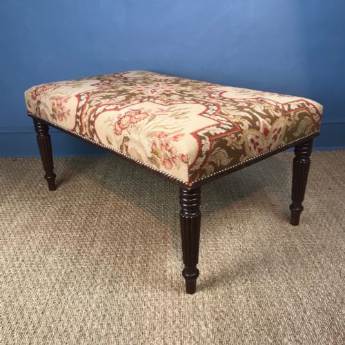 A Large Regency Mahogany Stool Circa 1820