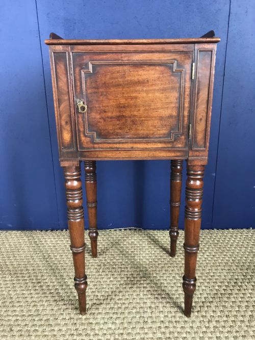 A George IV Mahogany Bedside Table Circa 1830