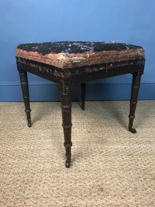 A George 111 Mahogany Stool Circa 1810