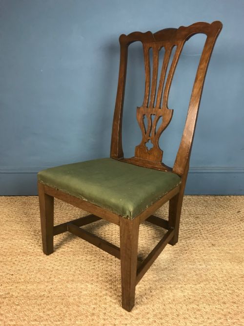 A Scottish Oak Chippendale Childs Chair Circa 1920 by Wheeler of Arncroach