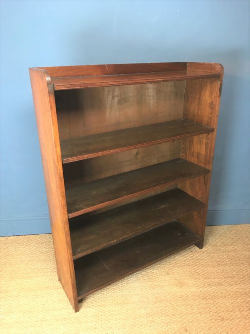 An Anglo Indian Padouk Open Bookcase Circa 1910
