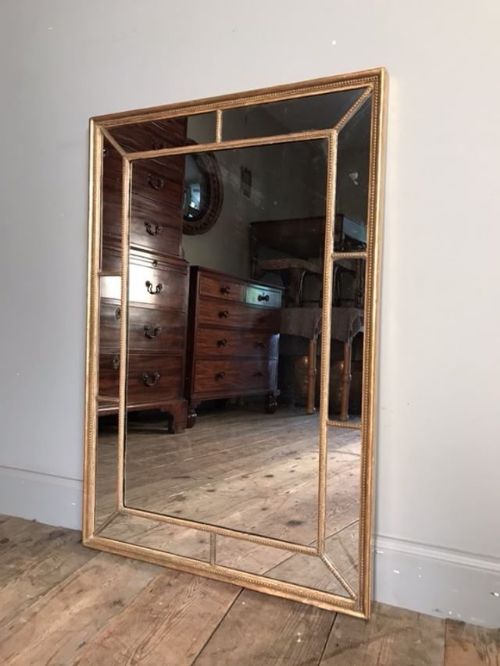 A George 111 Giltwood Border Glass Mirror Circa 1800