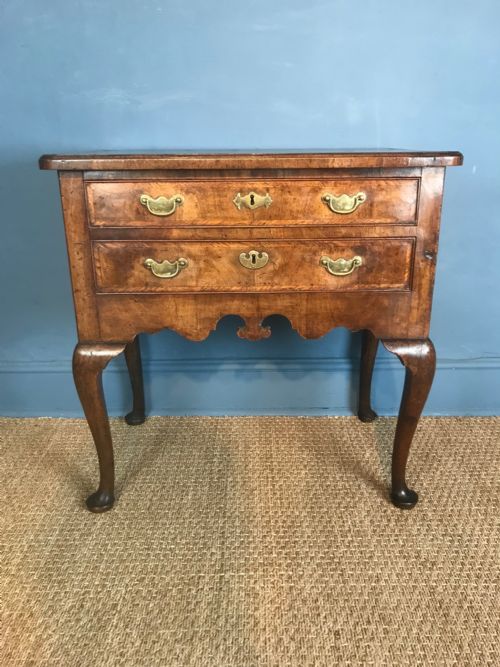 A George 1 Walnut Lowboy Circa 1725 in Lovely Original Condition