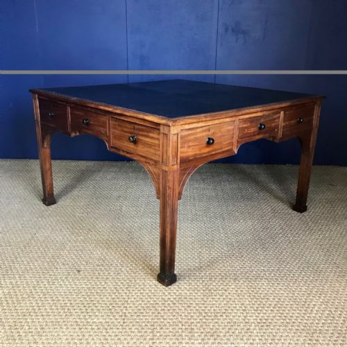 An Imposing George IV Mahogany Partners Writing Table Circa 1825