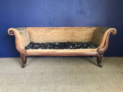 A Large Regency Sofa Circa 1825 Firmly Attributed to Gillows of Lancaster