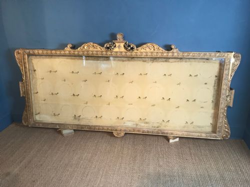 An Enormous William IV Gilt Wood Plate Cabinet Circa 1835