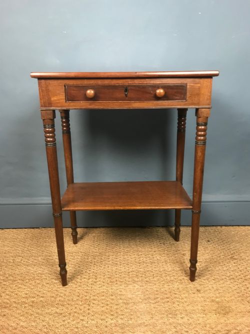 A George IV Mahogany Two Tier Table Circa 1830