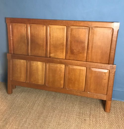 An Early Gordon Russell Oak Bed C 1928