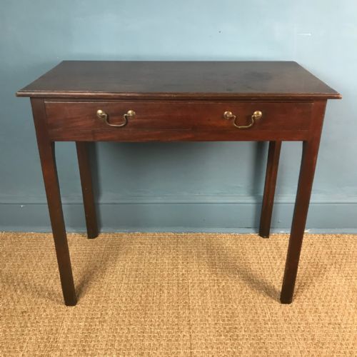 A George 111 Mahogany Side Table Circa 1780