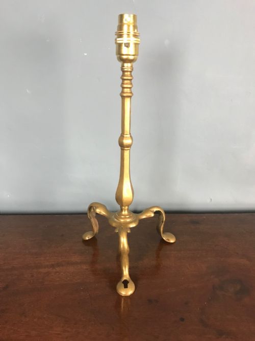 A Late Victorian Brass Pullman Lamp C 1900 of Benson Design