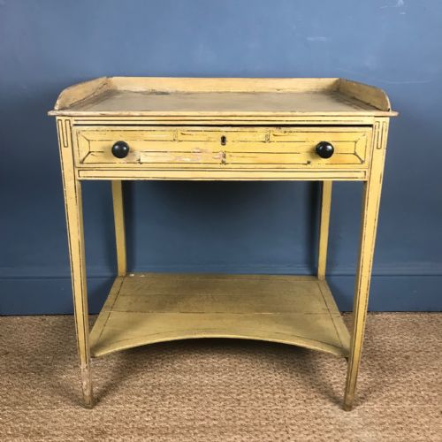 A Regency Faux Bamboo 2 Tier Side Table Circa 1830