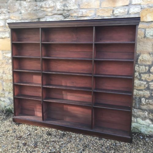 A William IV Mahogany Open Library Bookcase Circa 1835