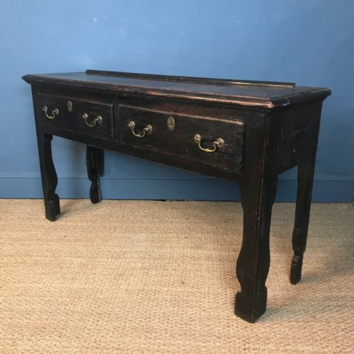 A Small Late Georgian Devon Painted Pine Dresser Circa 1830