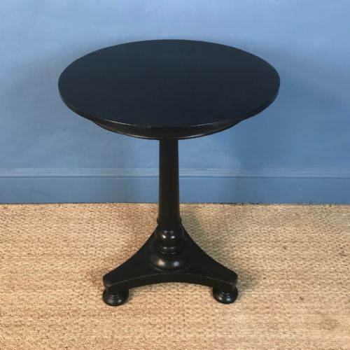 A William IV Ebonised Mahogany Lamp Table Circa 1835.