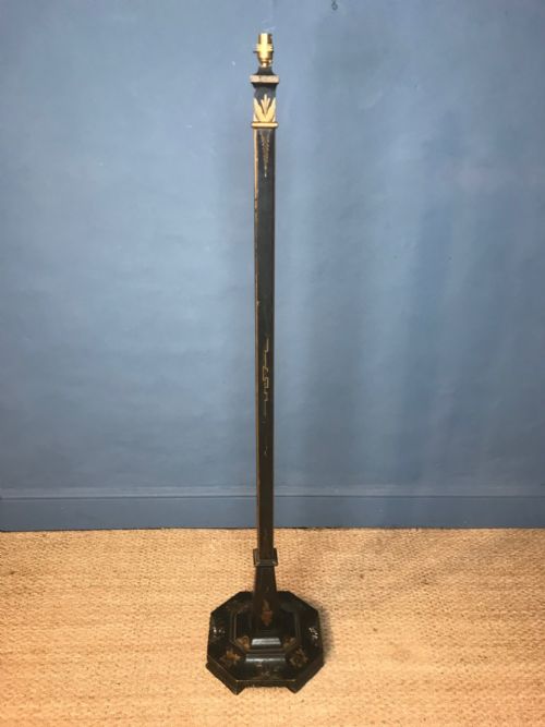 An Edwardian Chinoiserie Standard Lamp Circa 1910