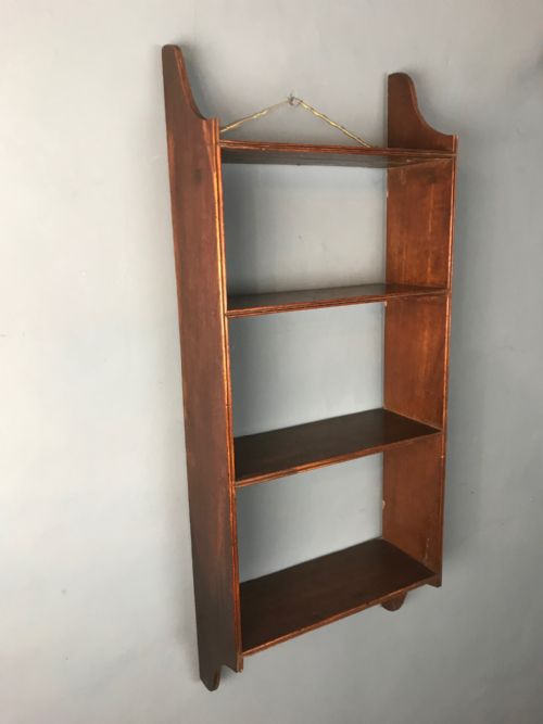 A Set of George 111 Mahogany Wall Shelves Circa 1800