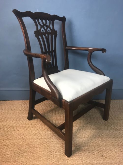 A Chippendale Period Mahogany Armchair Circa 1770