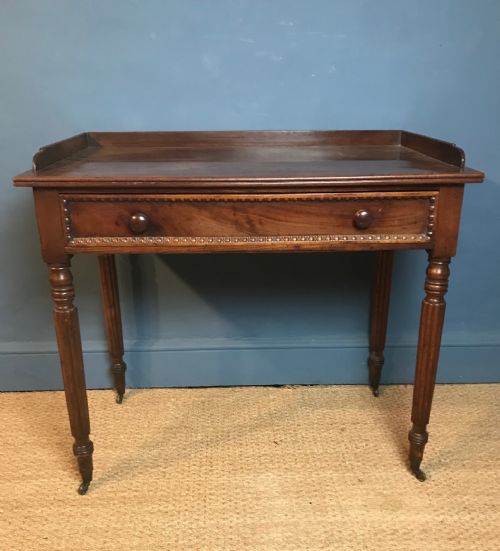 A Regency Mahogany Side Table Circa 1820 in the Manner of Gillows.