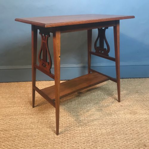 An Aesthetic Movement Walnut Table Circa 1880