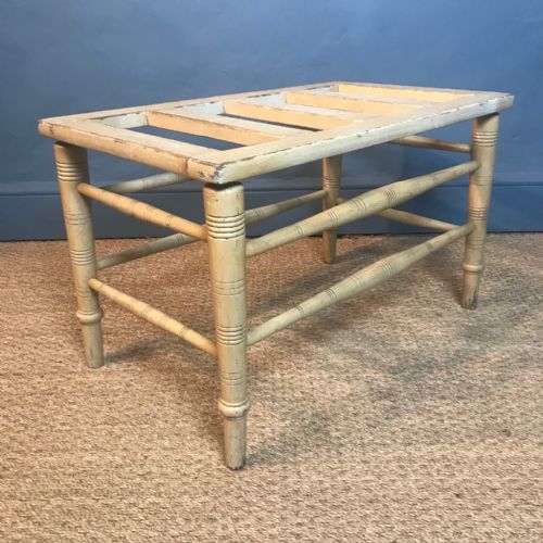 An Aesthetic Movement Painted Pine Luggage Rack Circa 1880