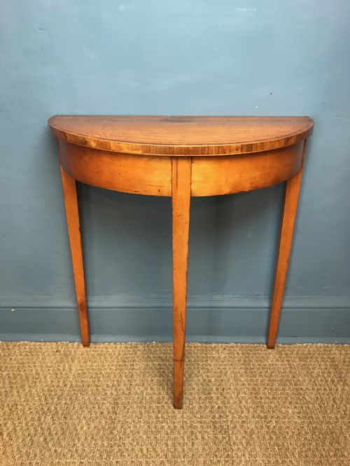 A Small George IV Birch and Rosewood Pier/console Table Circa 1830