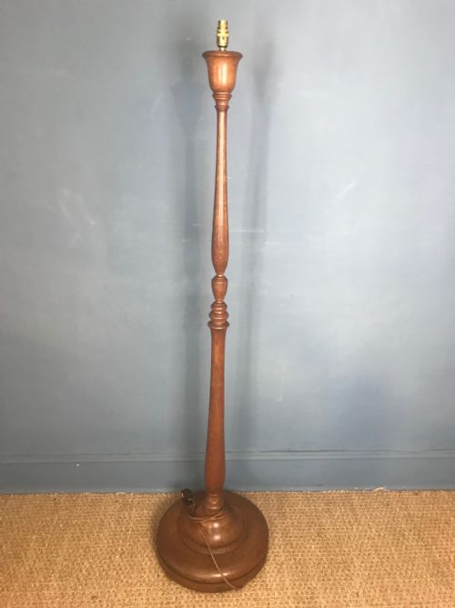 A Heals Oak Standard Lamp Circa 1920
