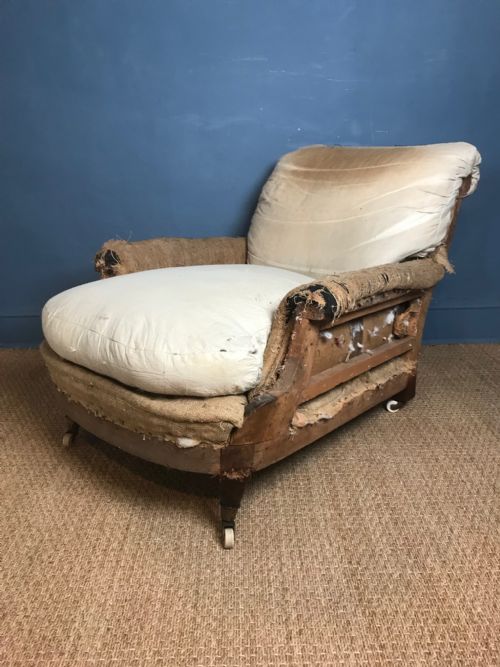 A Large Late Victorian Country House Armchair C 1900 by William Birch
