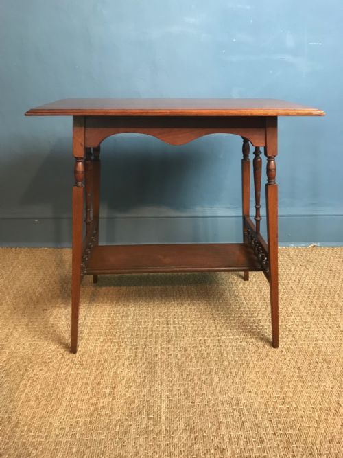 An Aesthetic Movement Mahogany Rectangular Table Circa 1880