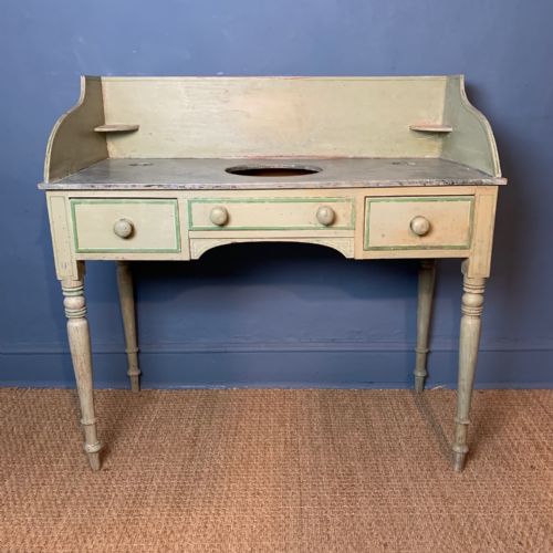 A Regency Painted Pine Wash Stand C 1830