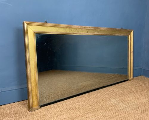 A Large George IV Gilt Over Mantel Mirror Circa 1830