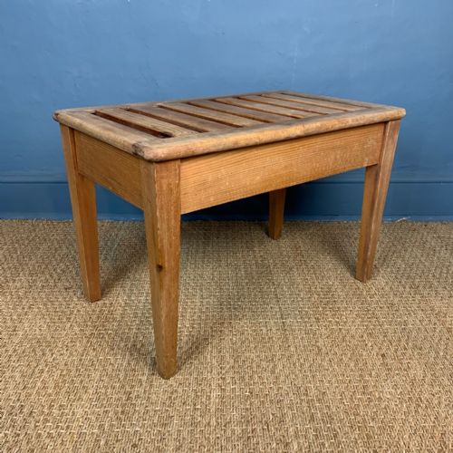 A Late Victorian Pine Luggage Rack Circa 1900.