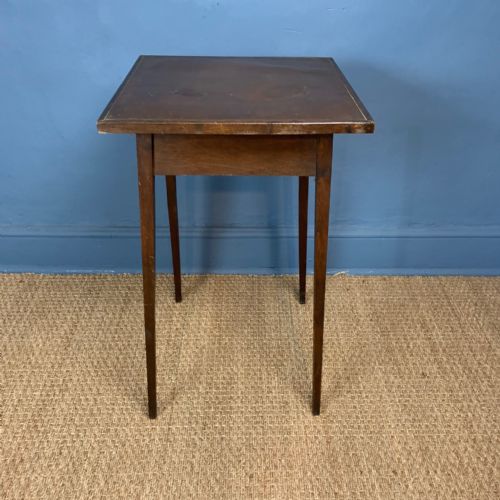 An Early Heals Oak and Copper Top Bar or Lamp Table Circa 1910