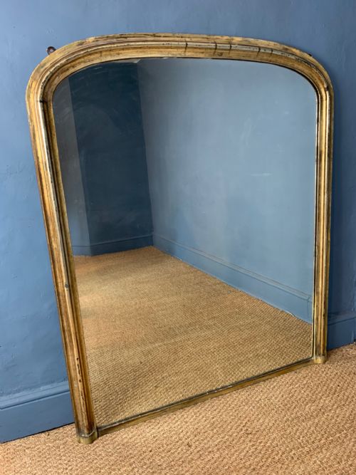 A Mid 19th C Victorian Overmantel Mirror C 1860