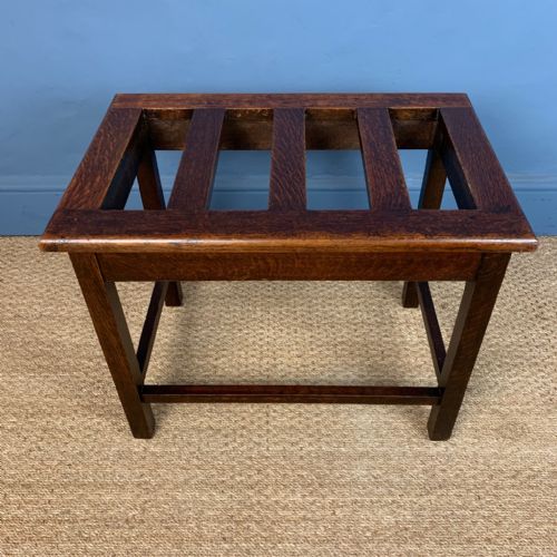 An  Edwardian Walnut Luggage Rack Circa 1910