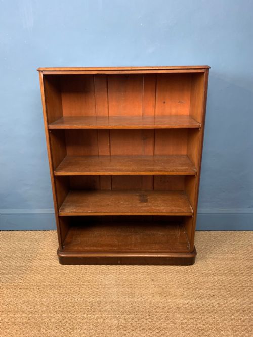 A Victorian Mahogany Open Bookcase Circa 1860