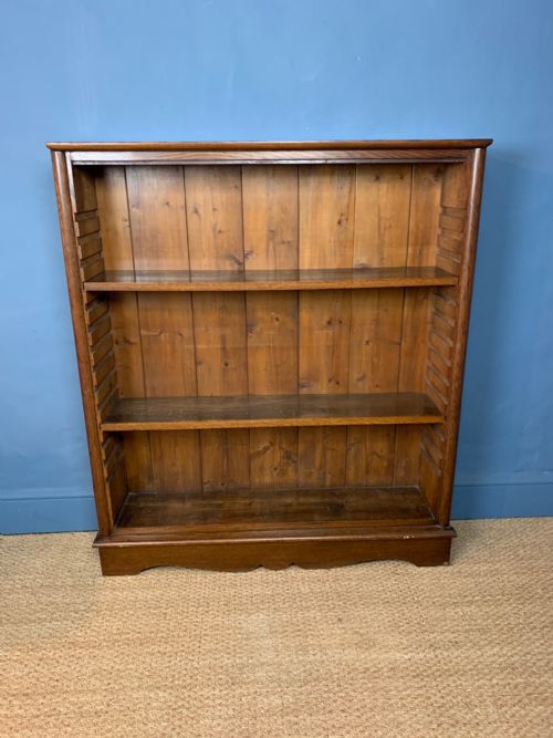 A 19th Century Oak Open Library Bookcase Circa 1870