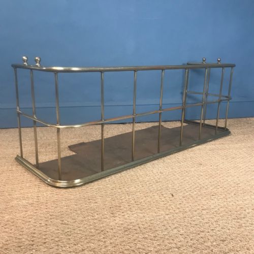A 19th Century Brass Fender Circa 1880