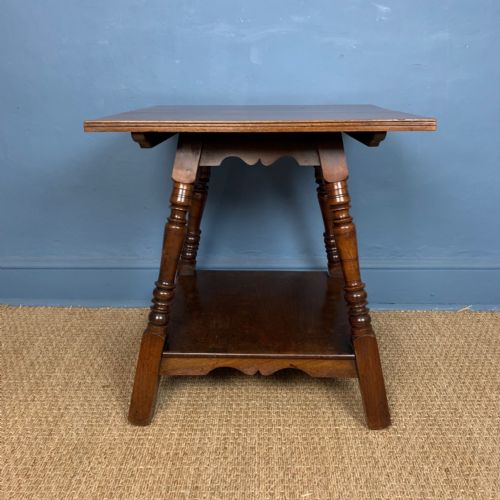 An Aesthetic Movement Walnut 2 Tier Table Designed by Charles Eastlake Circa 1880