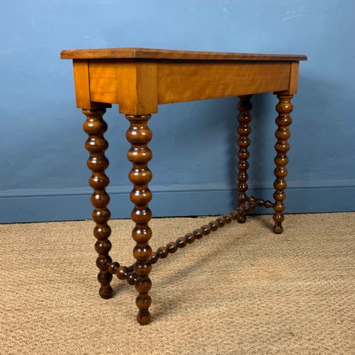 A Mid 19th C Satin Birch Side Table C 1870