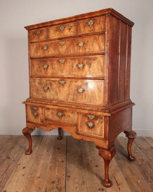 A George 1 Walnut Chest on Stand Circa 1725