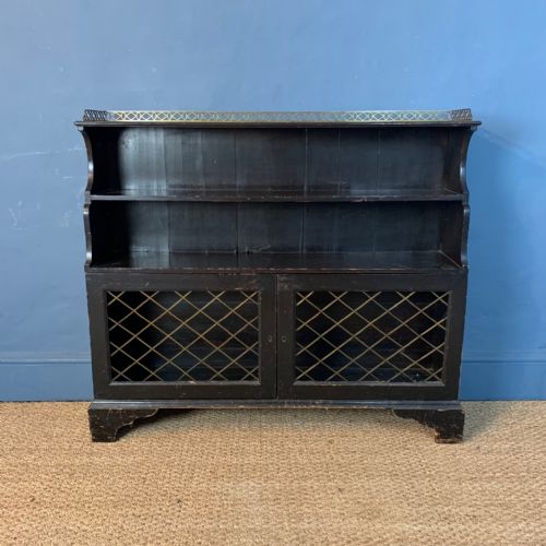 A Regency Painted Pine Bookcase Circa 1820