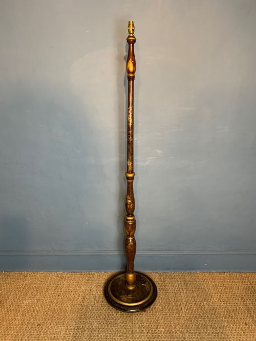 An Edwardian Lacquer Standard Lamp Circa 1910